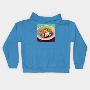 Kawaii Anime Sushi Kids Hoodie